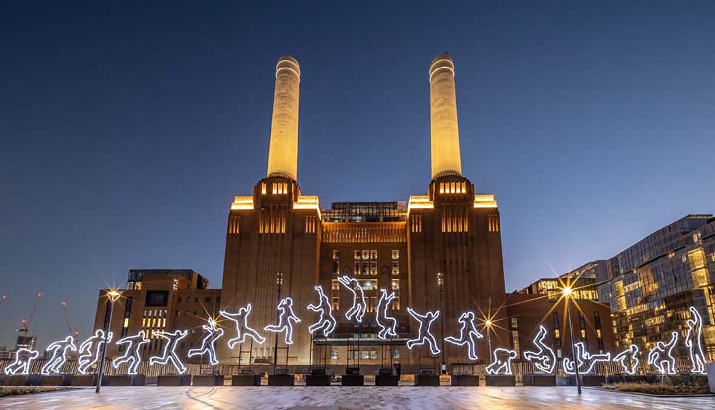  Run Beyond by Angelo Bonello, at Battersea Power Station 2021 